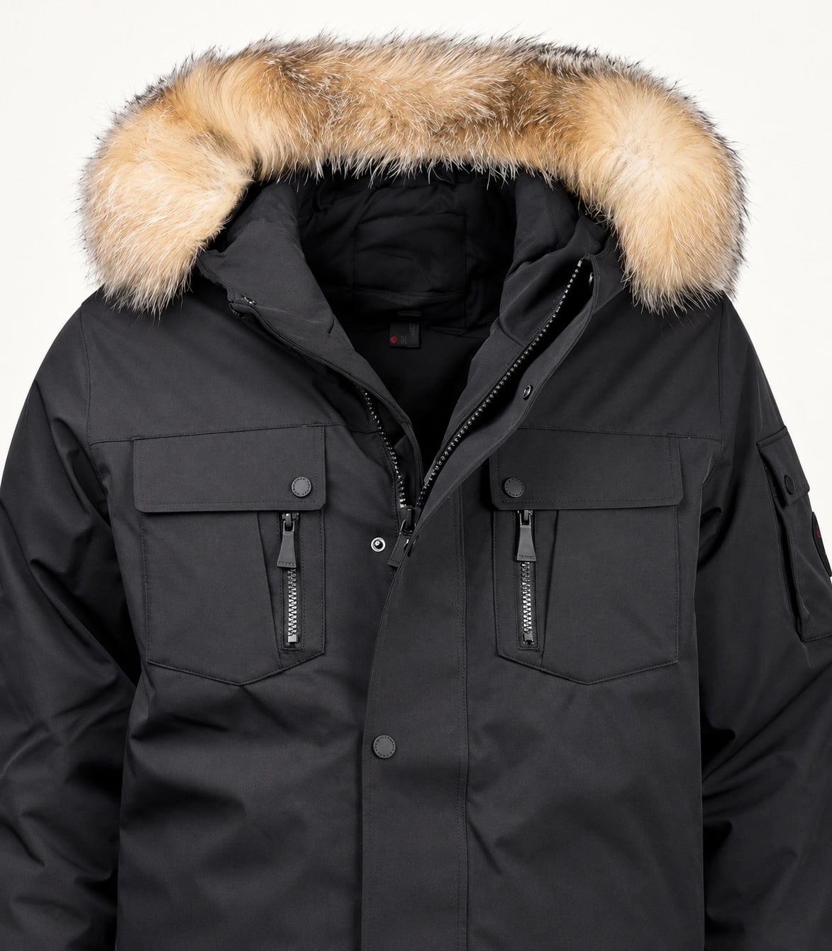 Custom Coyote Fur Trim Hood Replacement Collar