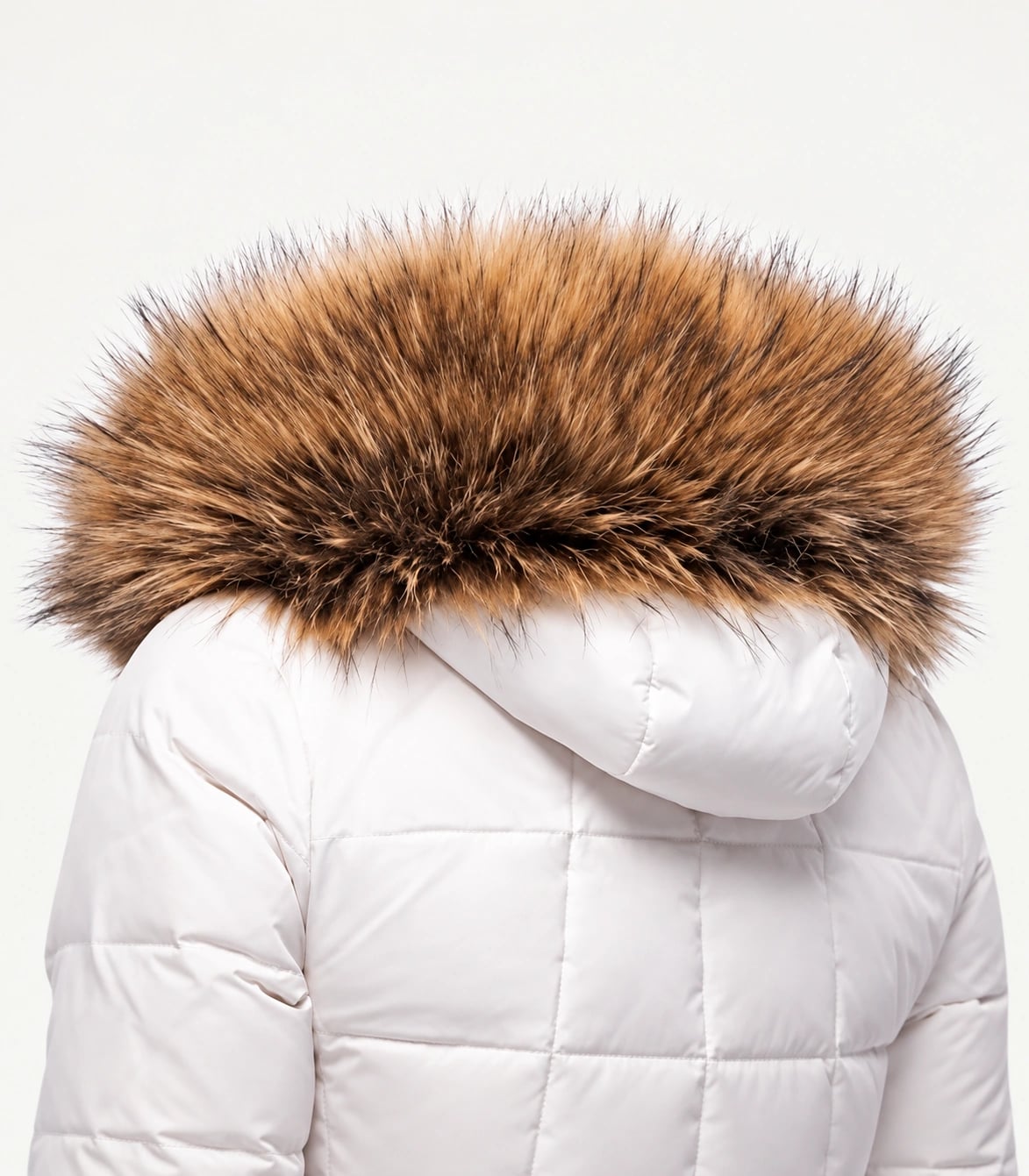 Faux Fur Trim Hood Replacement Collar (Orange Raccoon) – product image