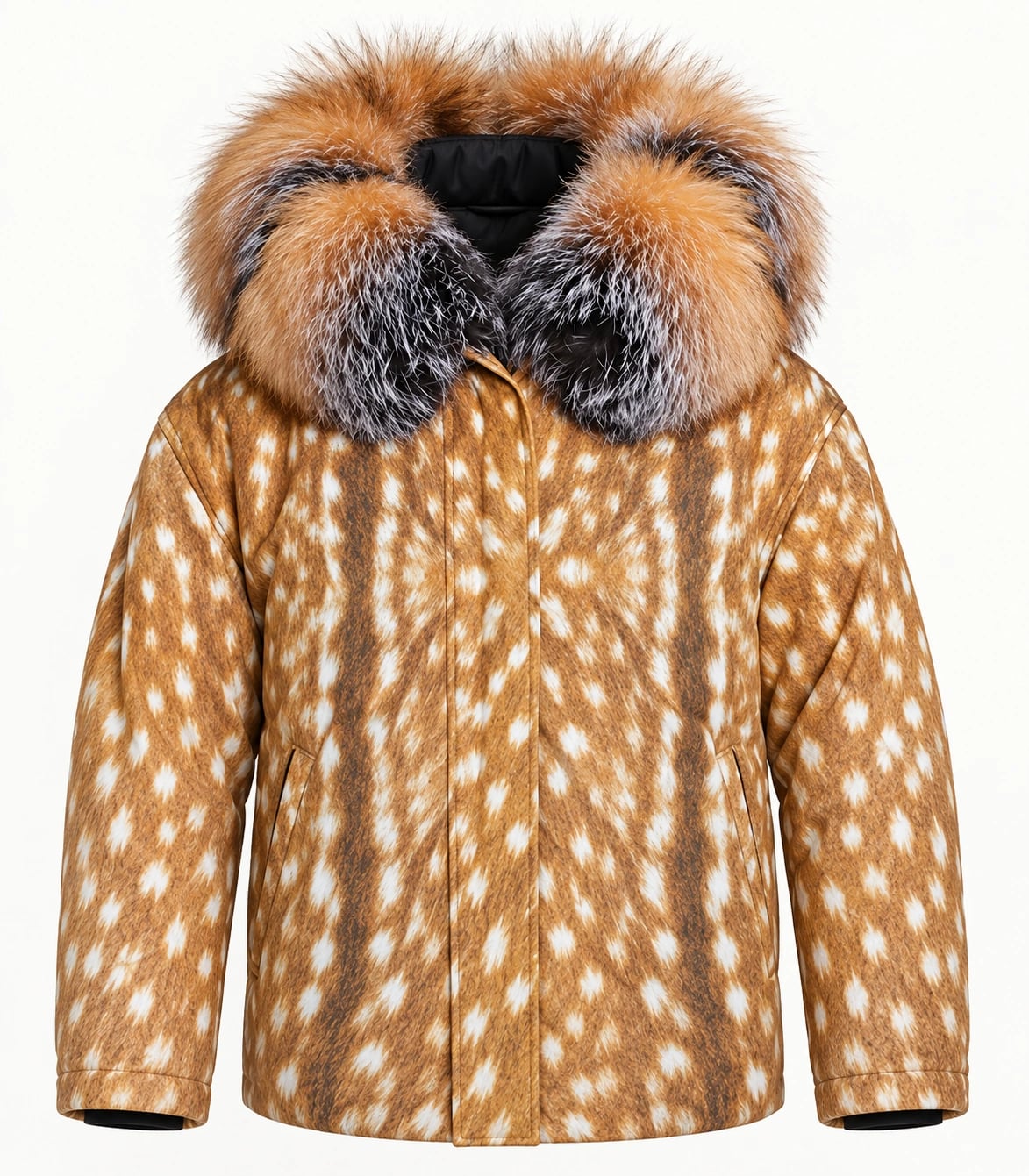 Raccoon Fur Trim Replacement Collar (Arctic Doe)