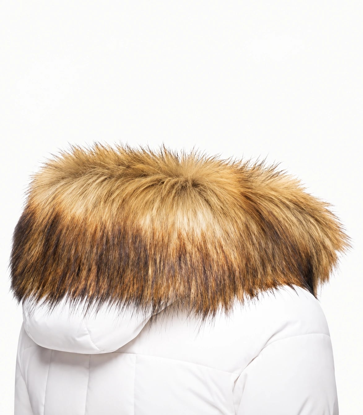 Faux Fur Trim Hood Replacement Collar (Honey Fox) – product image