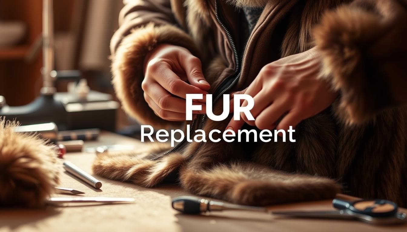 jacket fur zipper replacement
