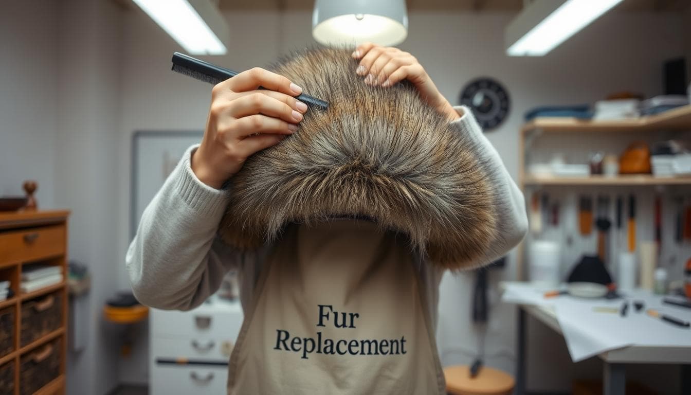 how to stop fur hood from shedding
