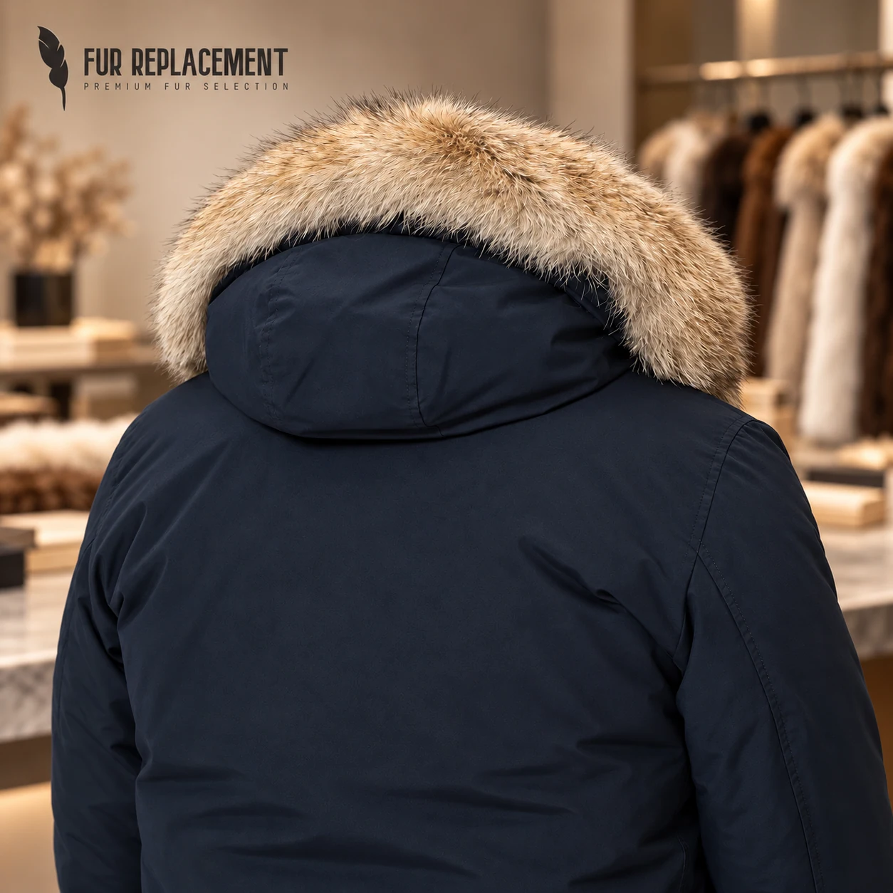 Woolrich Fur Trim Replacement Collar