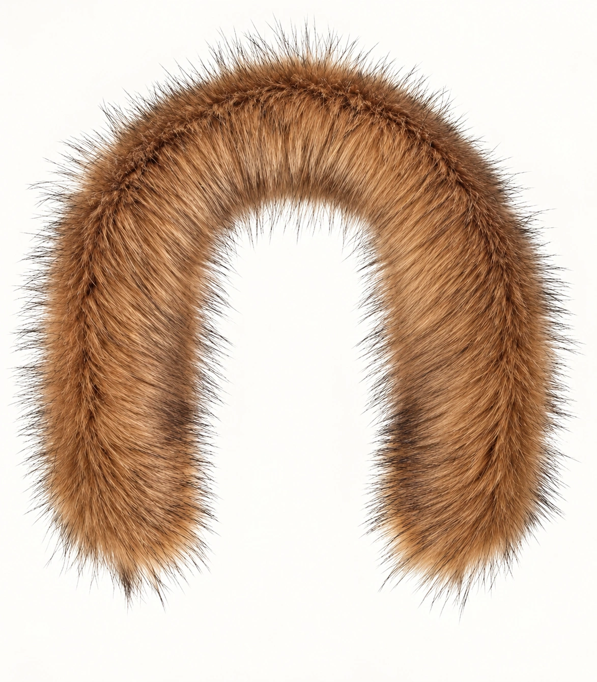 Faux Fur Trim Hood Replacement Collar (Beige Fox) – product detail 3