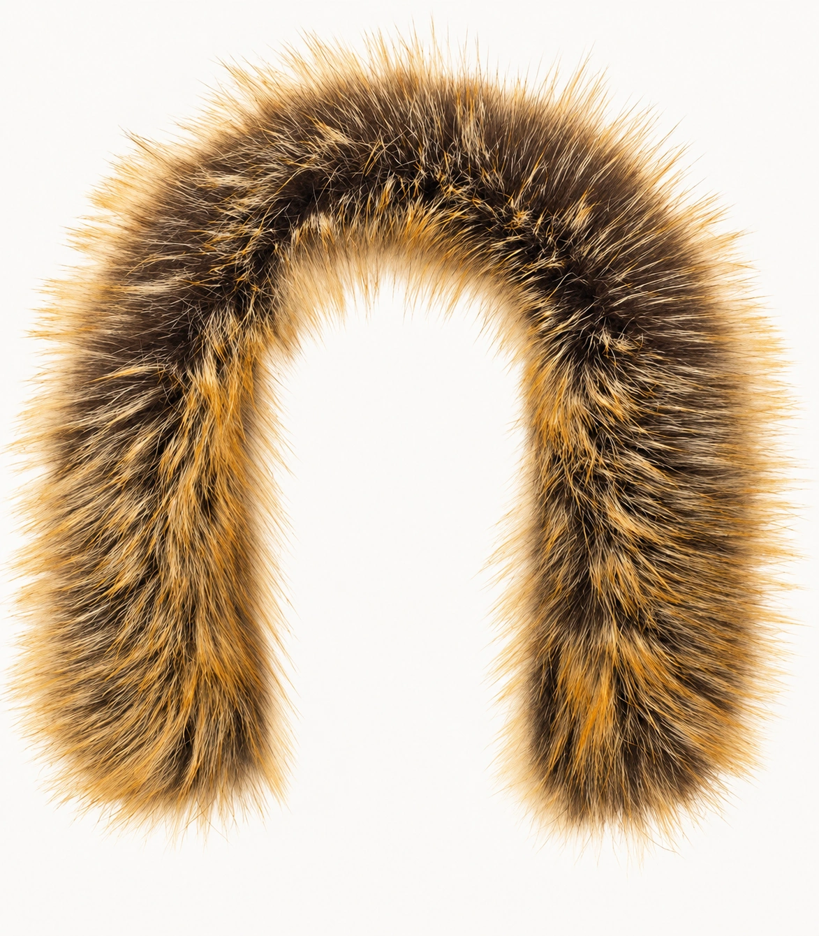 Faux Fur Trim Hood Replacement Collar (Ginger Fox) – product detail 3