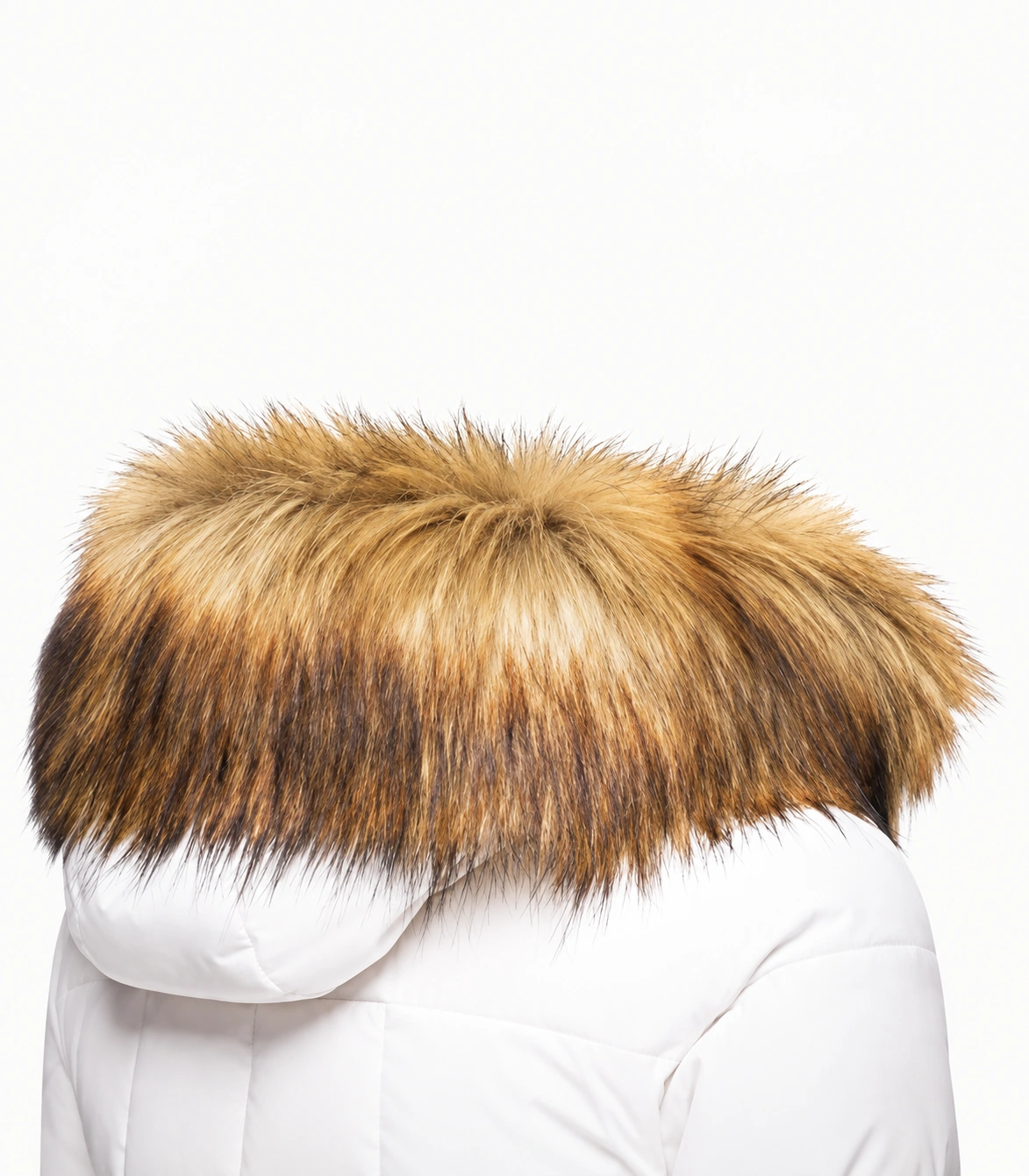 Faux Fur Trim Hood Replacement Collar (Honey Fox) – product image