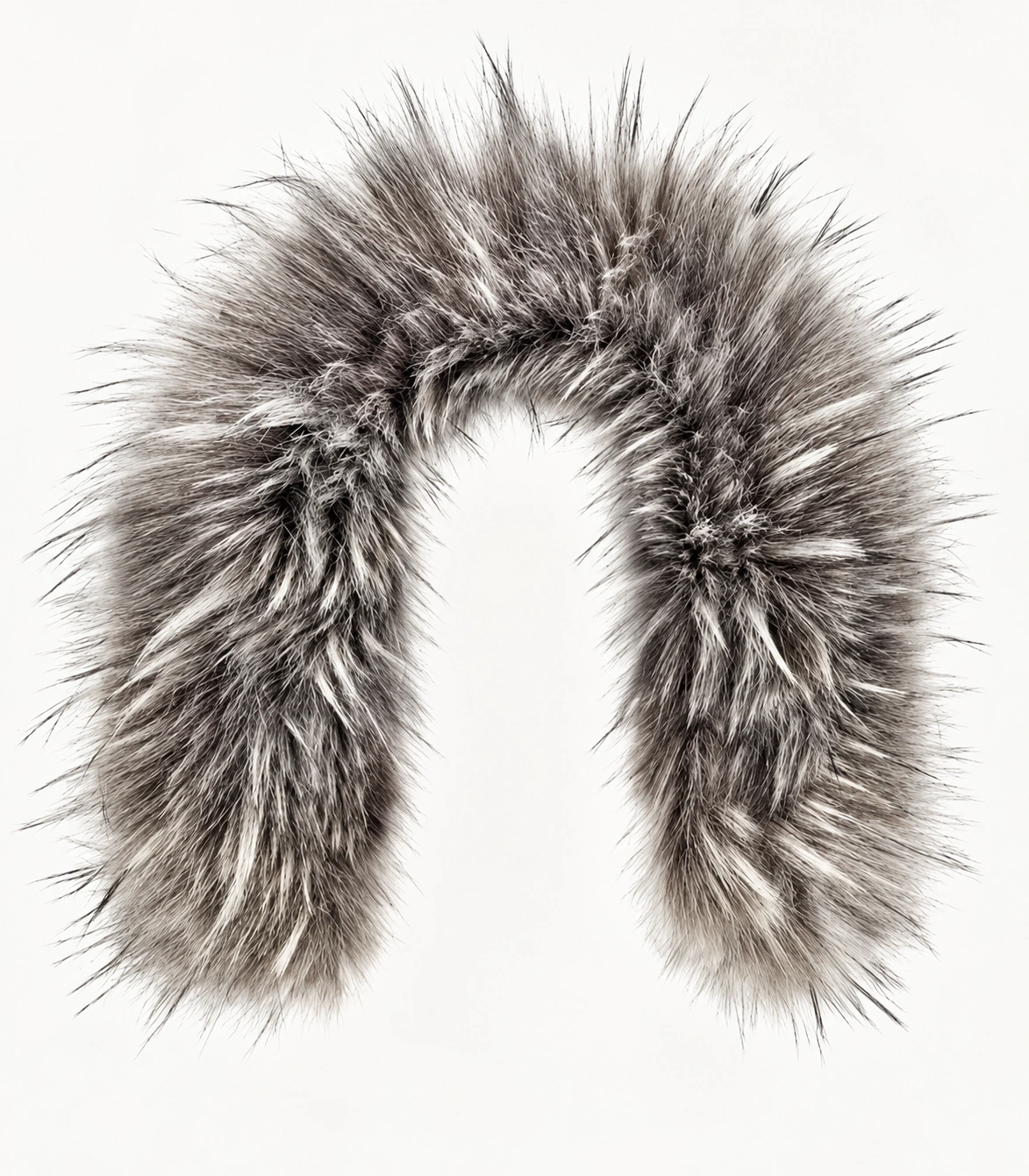Faux Fur Trim Hood Replacement Collar (Husky Raccoon) – product detail 3