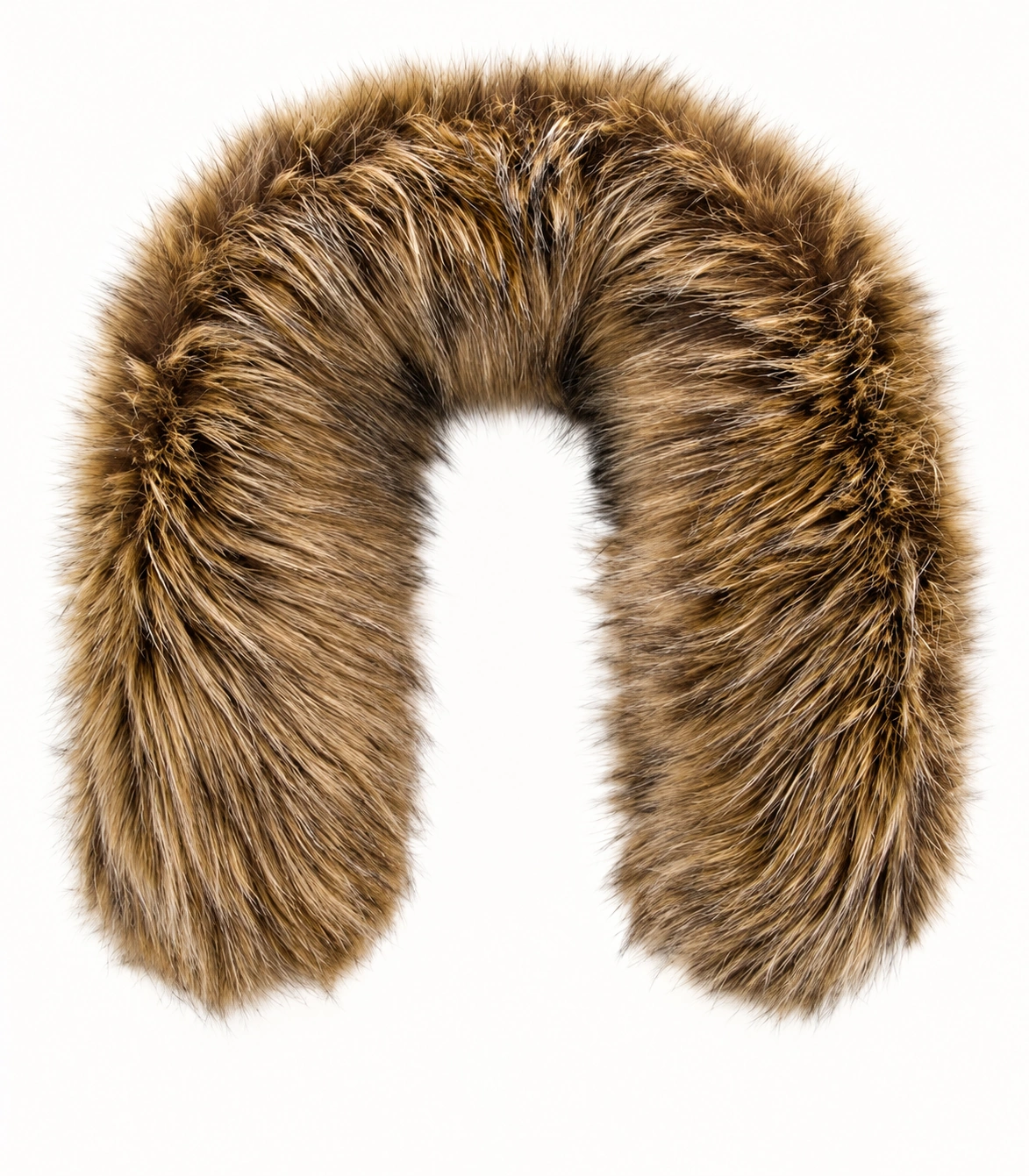 Faux Fur Trim Hood Replacement Collar (Orange Raccoon) – product detail 3