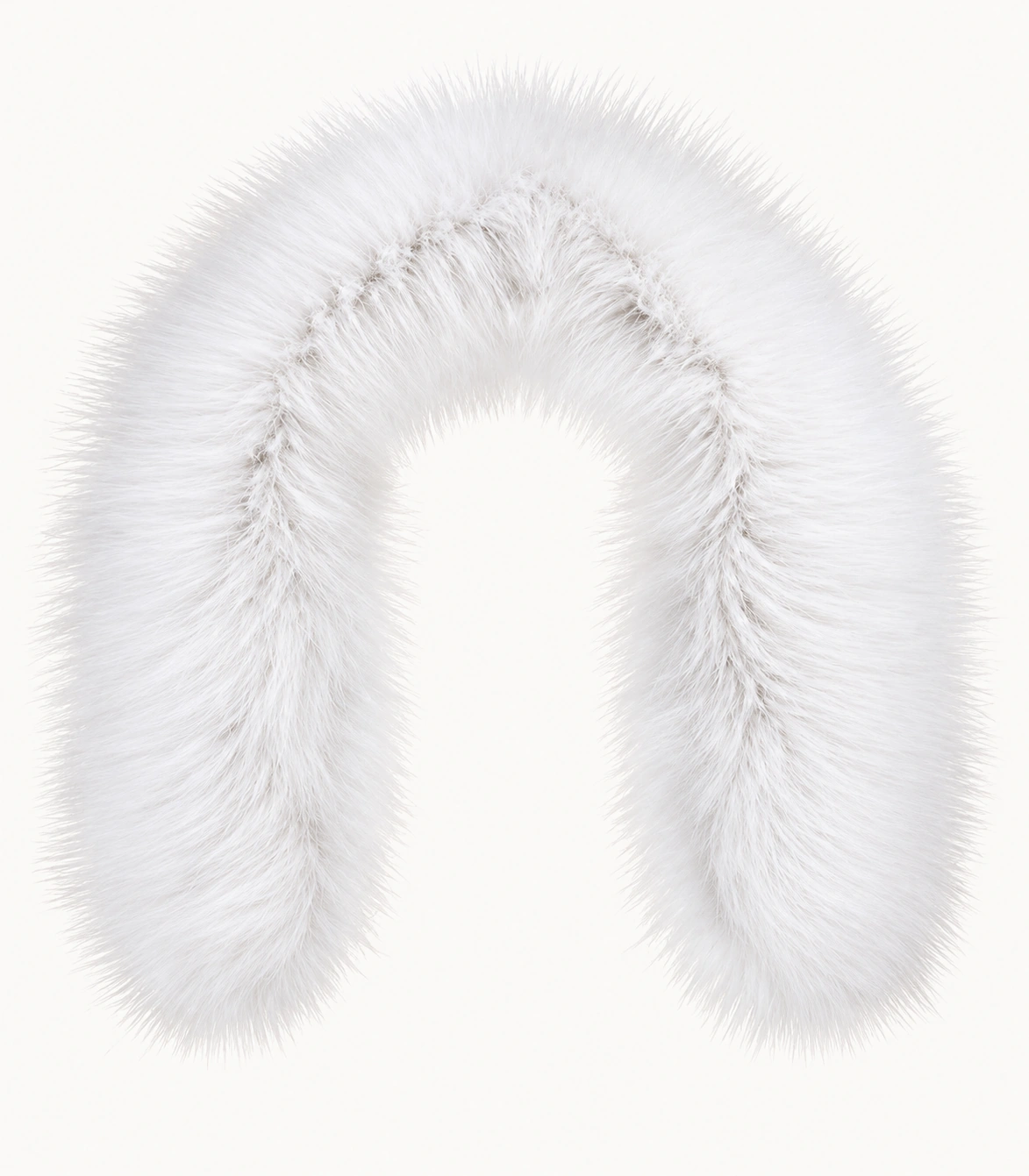 Faux Fur Trim Hood Replacement Collar (White Raccoon) – product detail 3