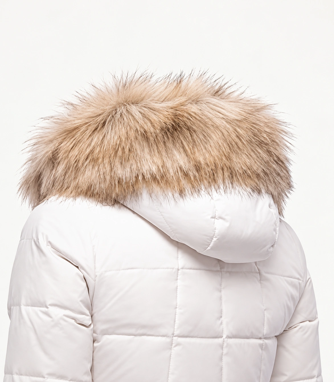 Faux Fur Trim Hood Replacement Collar (Wolf) – product image
