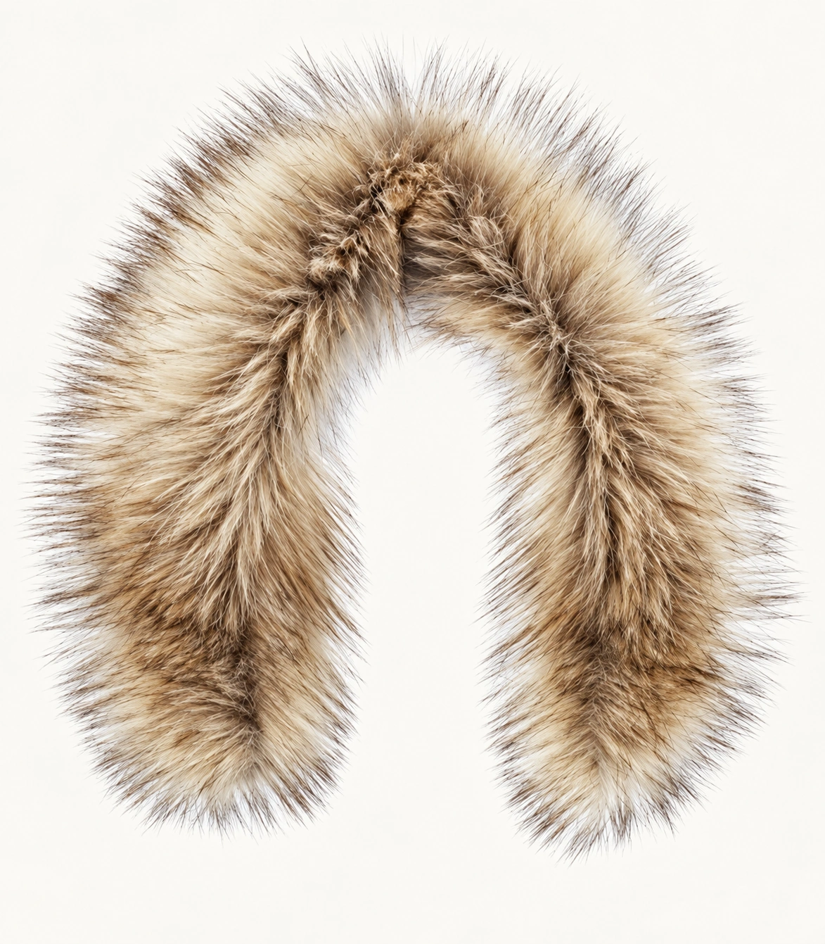Faux Fur Trim Hood Replacement Collar (Wolf) – product detail 3