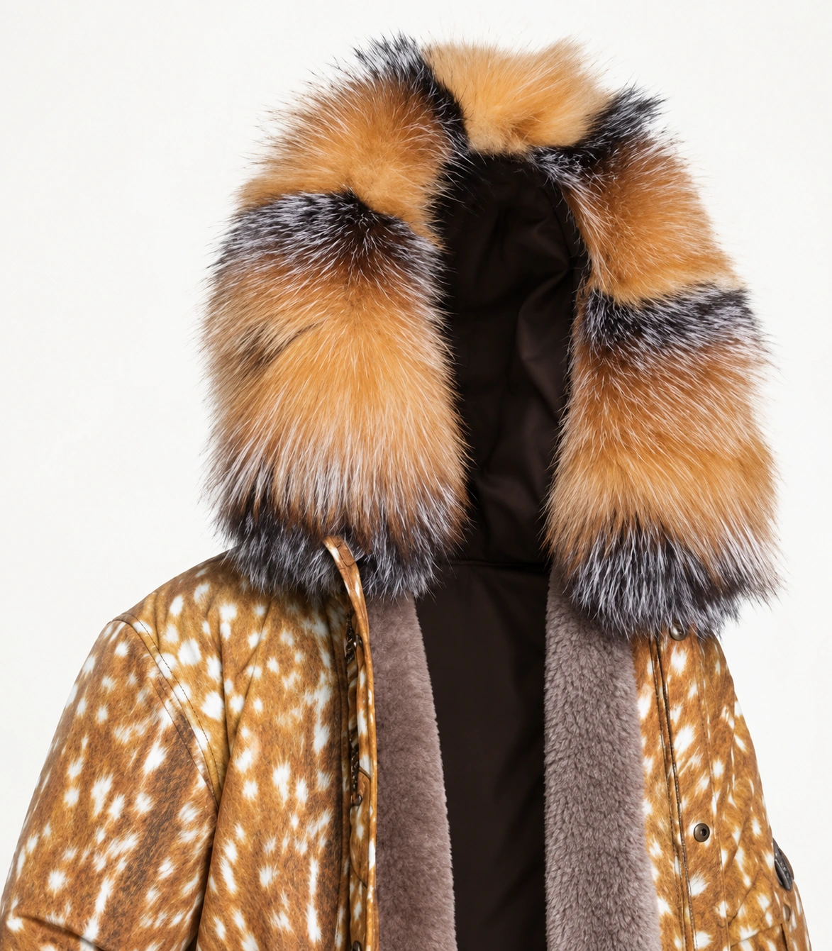 Parajumper Fur Trim Replacement Collar (Arctic Doe) – product detail 2
