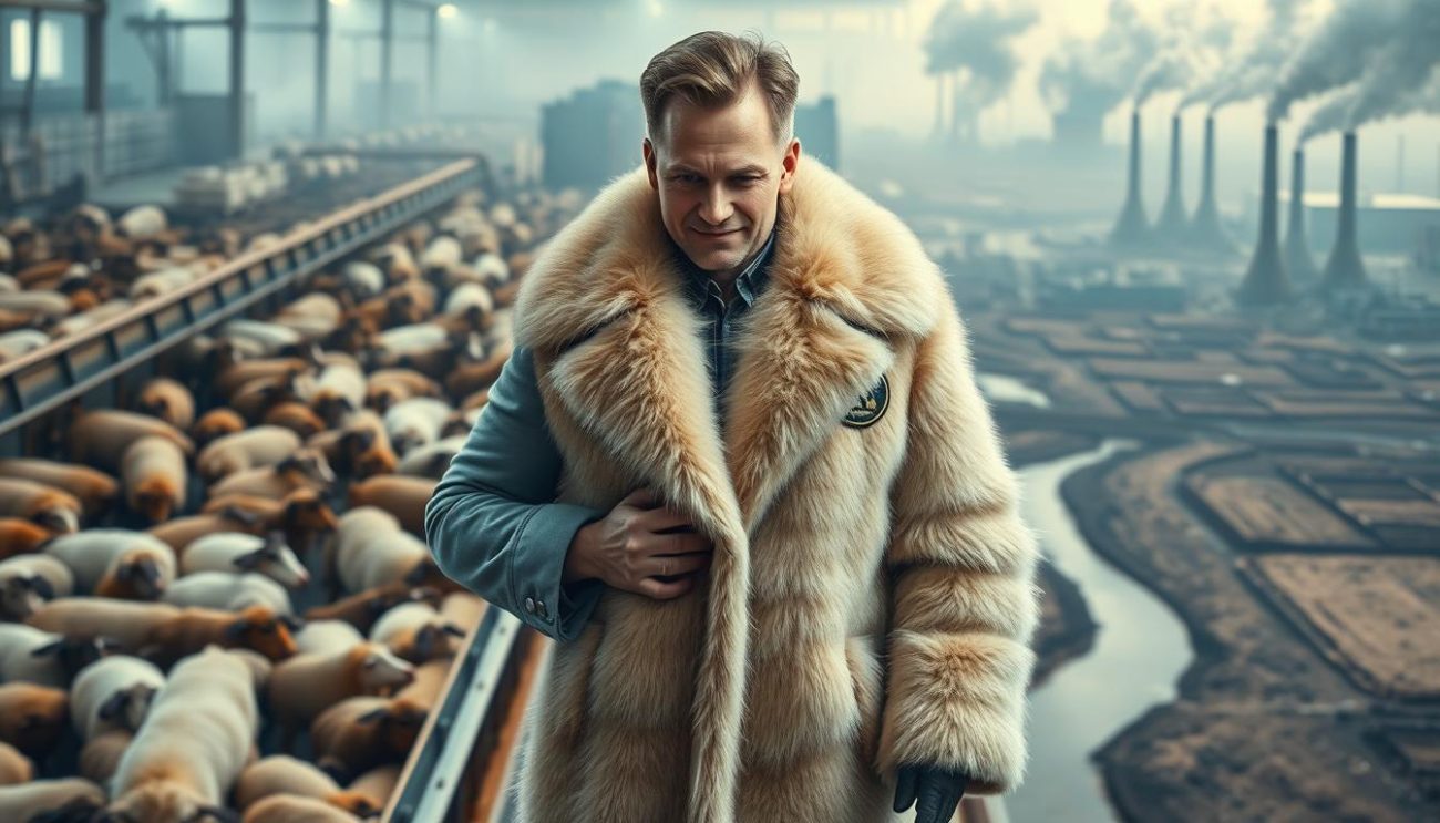 environmental impact fur farming vs. faux fur