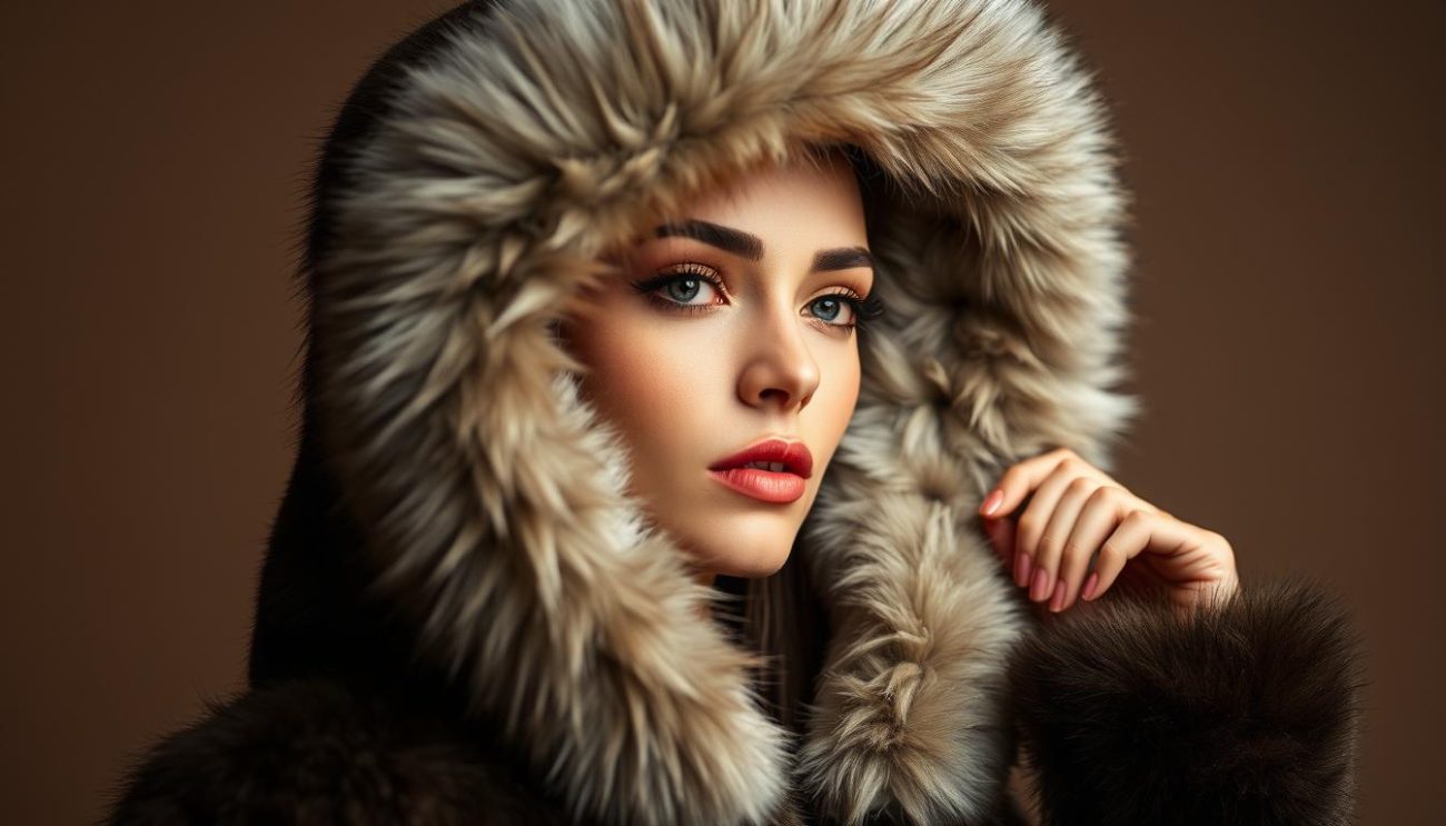 faux fur hood