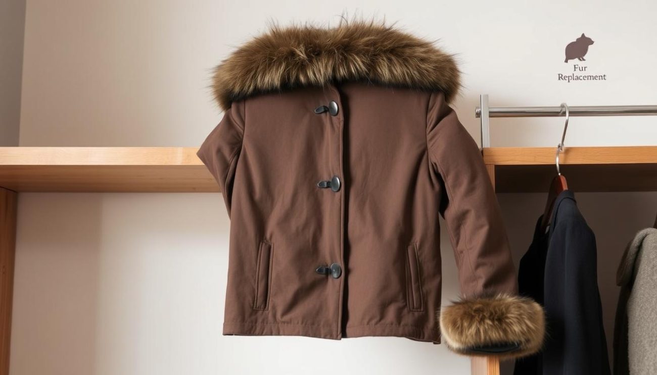 how to store a winter coat with fur